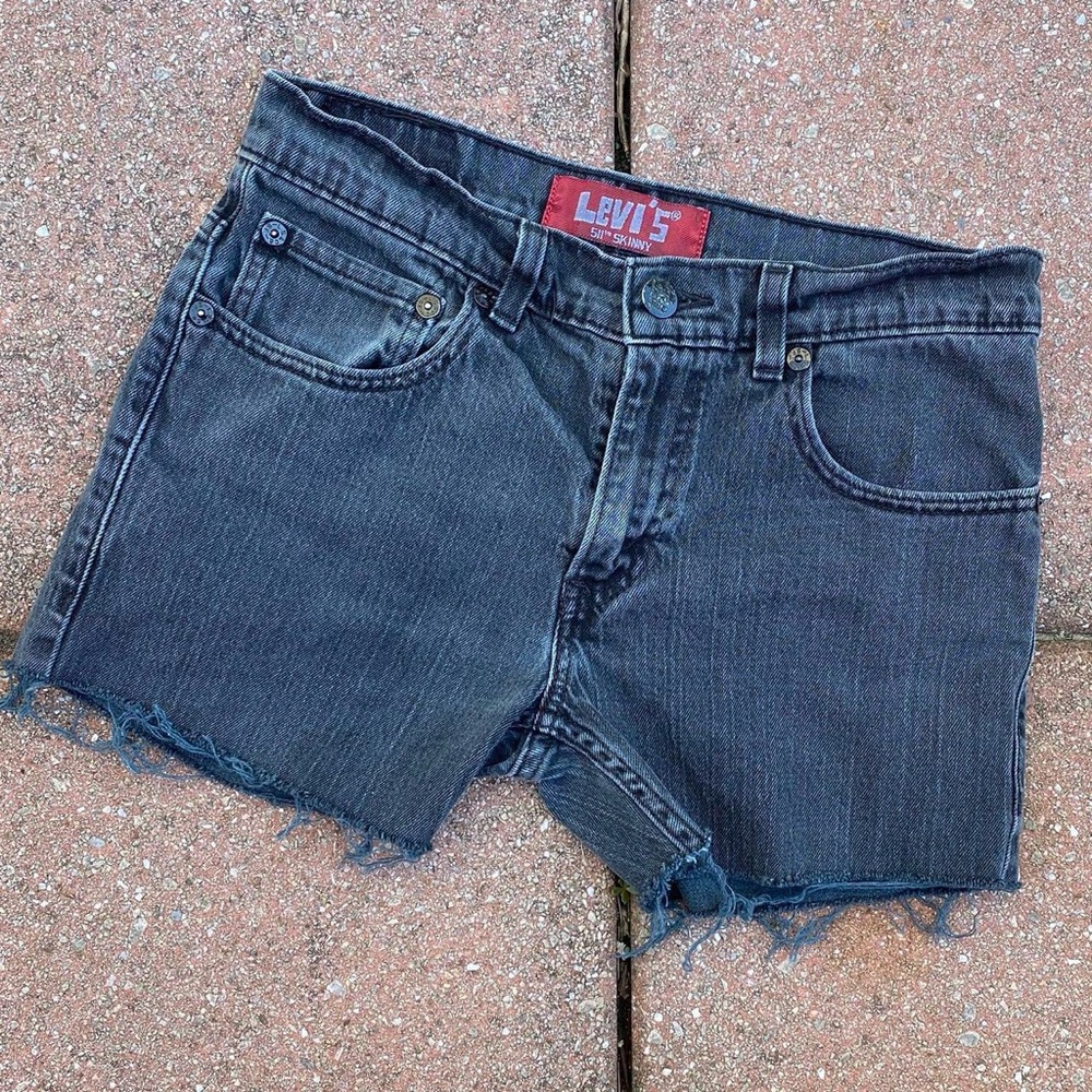 Levi's Women's Black Jean Shorts